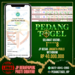 PEDANGTOGEL JACKPOT TOGEL JAKARTA WITHDRAW 40.000.000