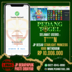 PEDANGTOGEL JACKPOT SLOT GAMES WITHDRAW 10.006.000